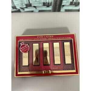Estee Lauder Pure Color Envy Lipstick Wonders 5 Full Size Gift Set